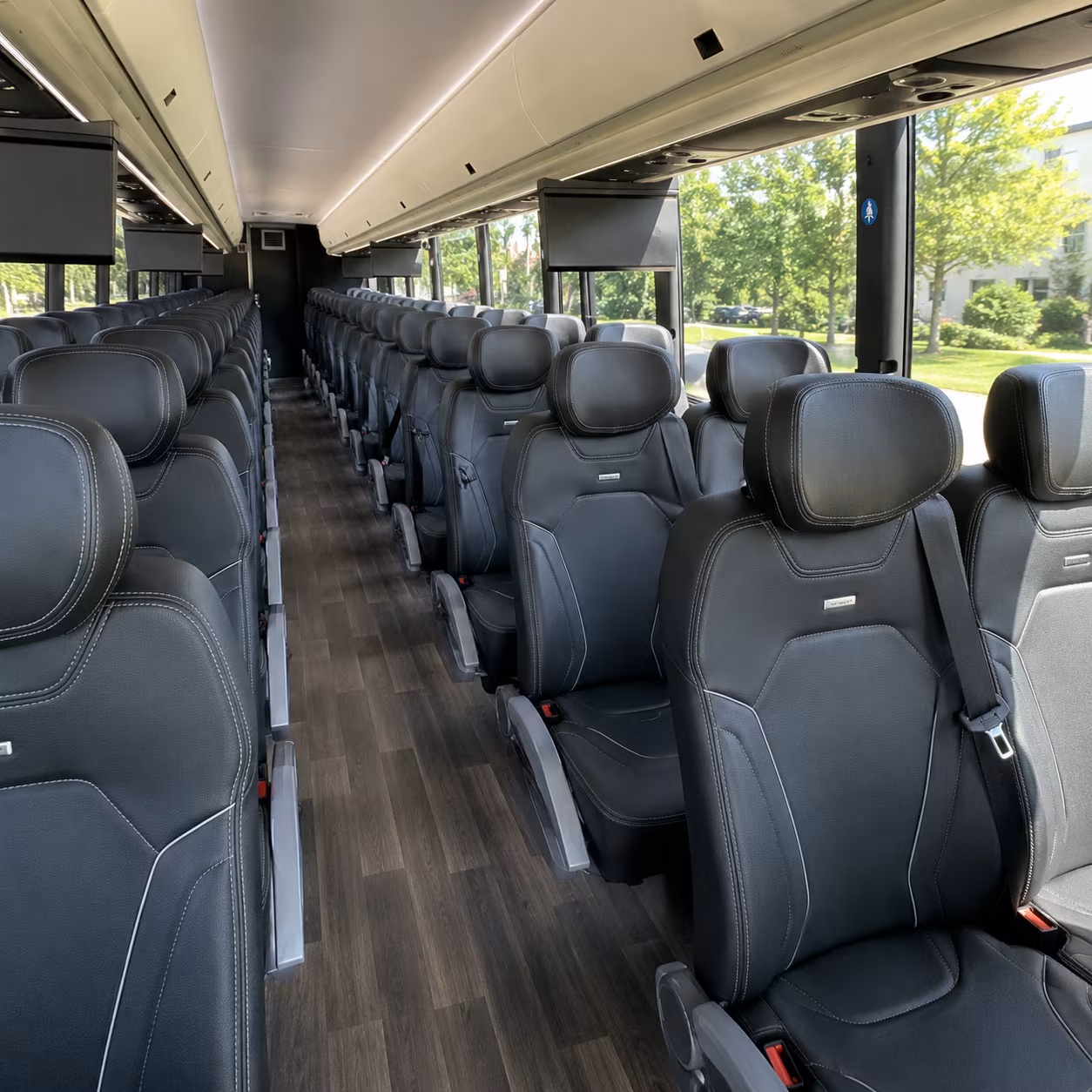 Charter Bus Interior