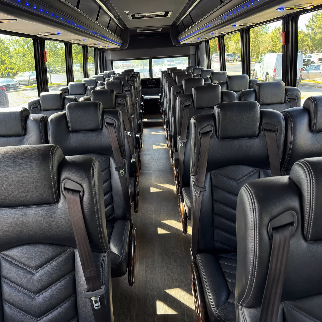 Columbus Airport Shuttle & Transportation party bus exterior