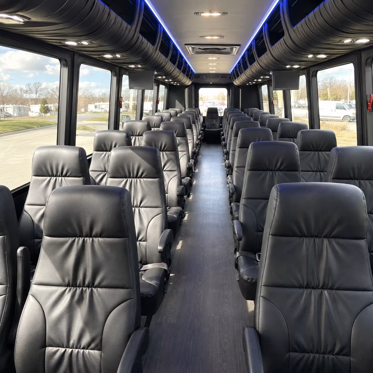 Columbus Corporate Transportation party bus exterior