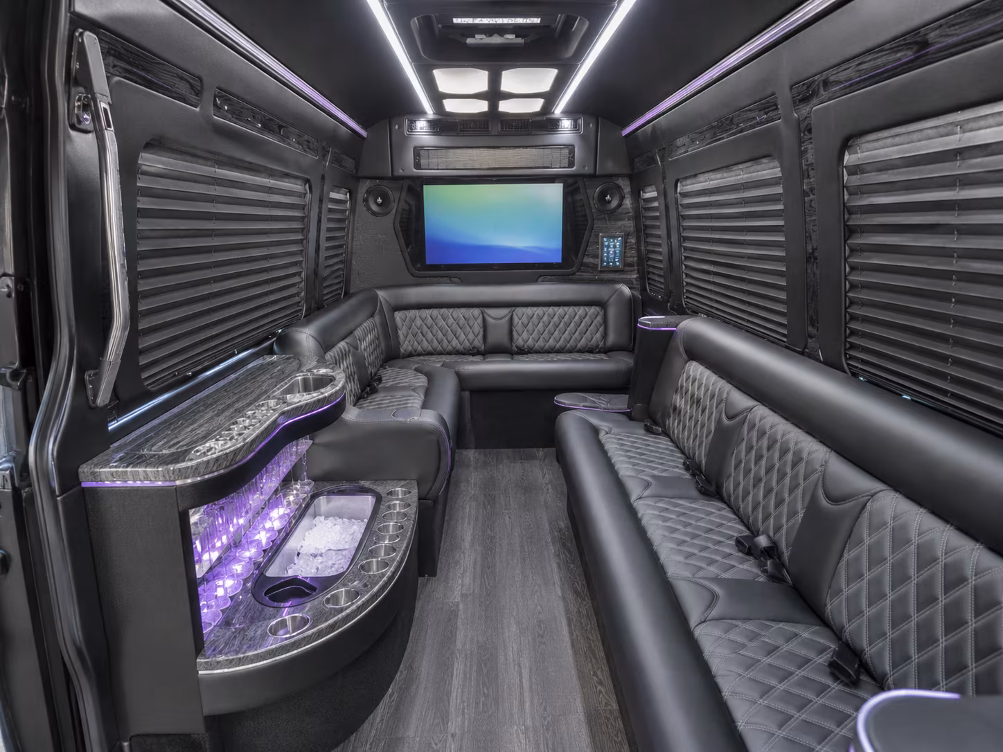 Columbus Corporate Transportation party bus exterior