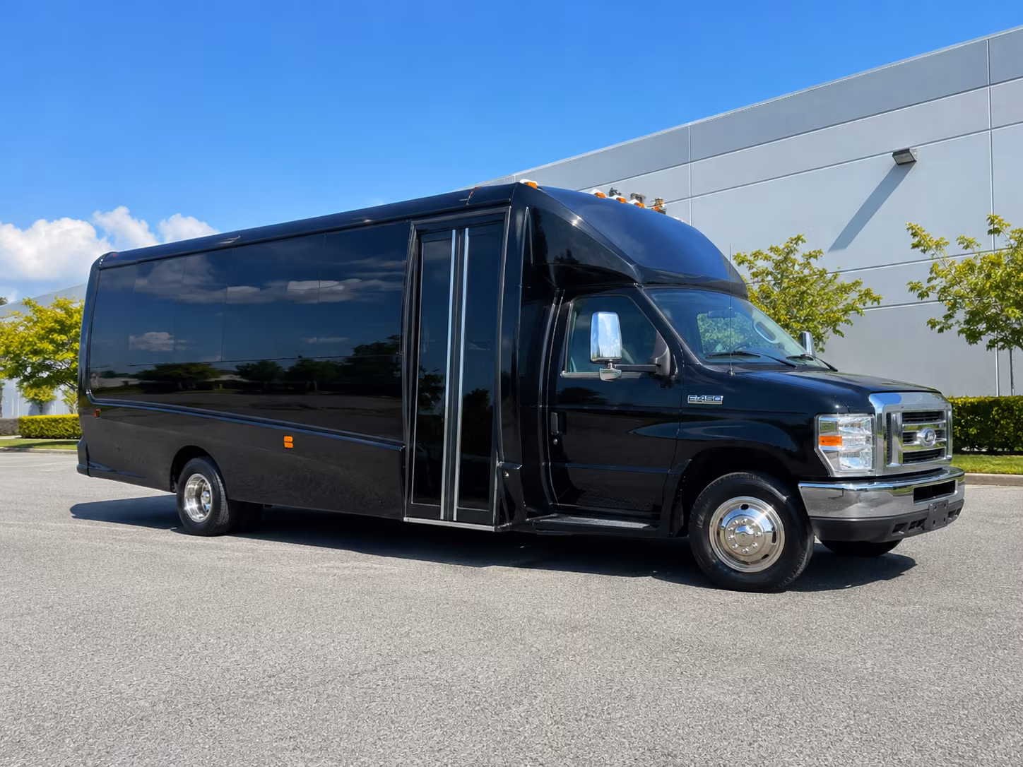 Columbus Private Event Transportation party bus exterior