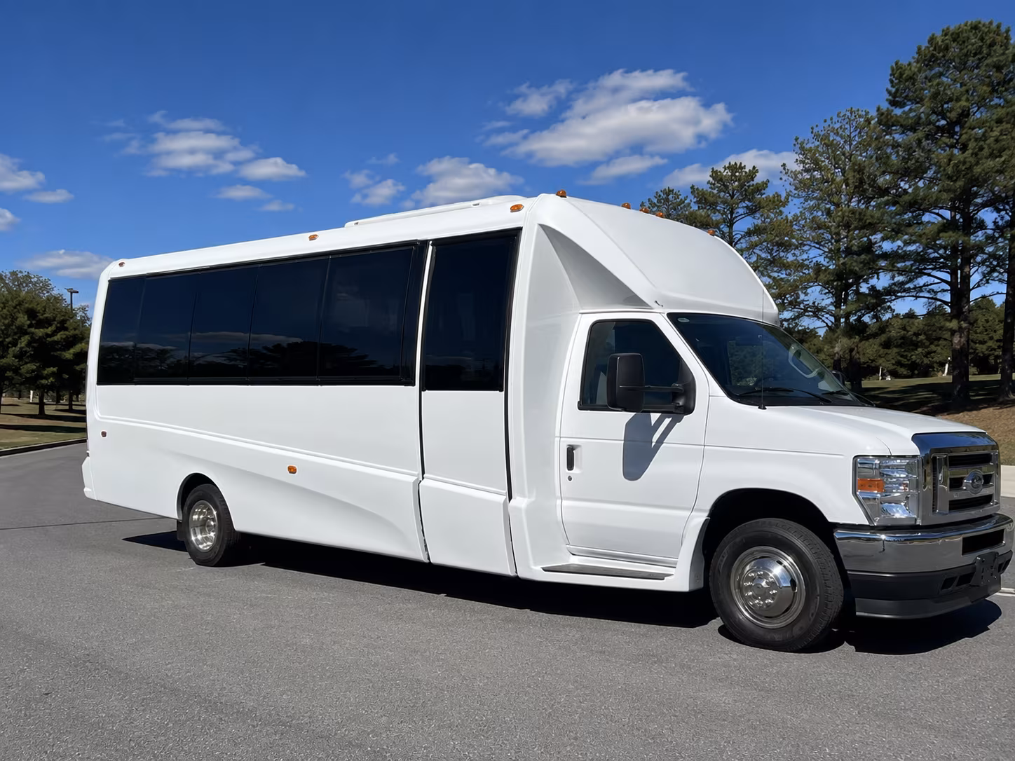 Columbus Prom & Homecoming Transportation party bus exterior