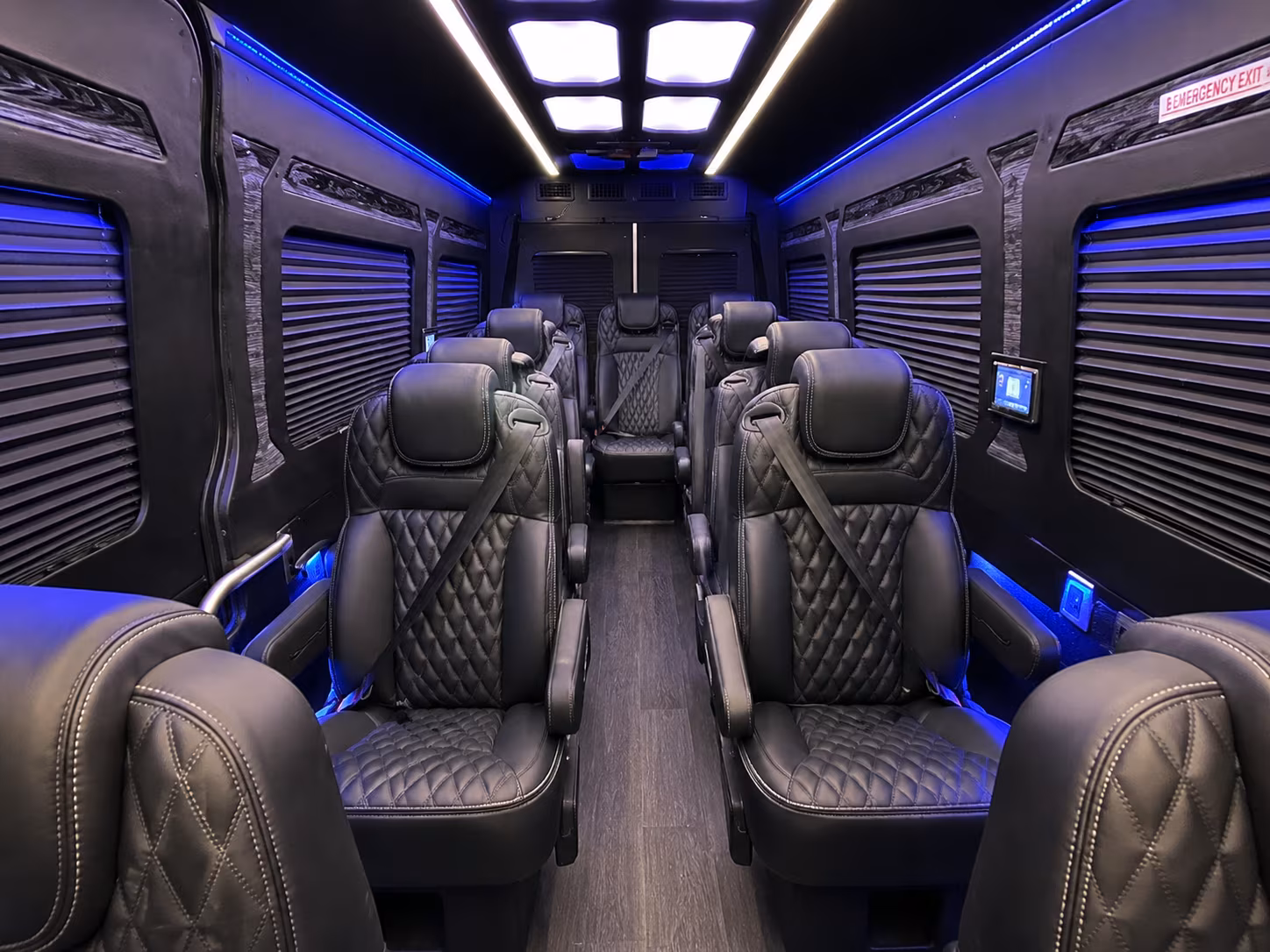 Columbus School Event Transportation party bus exterior