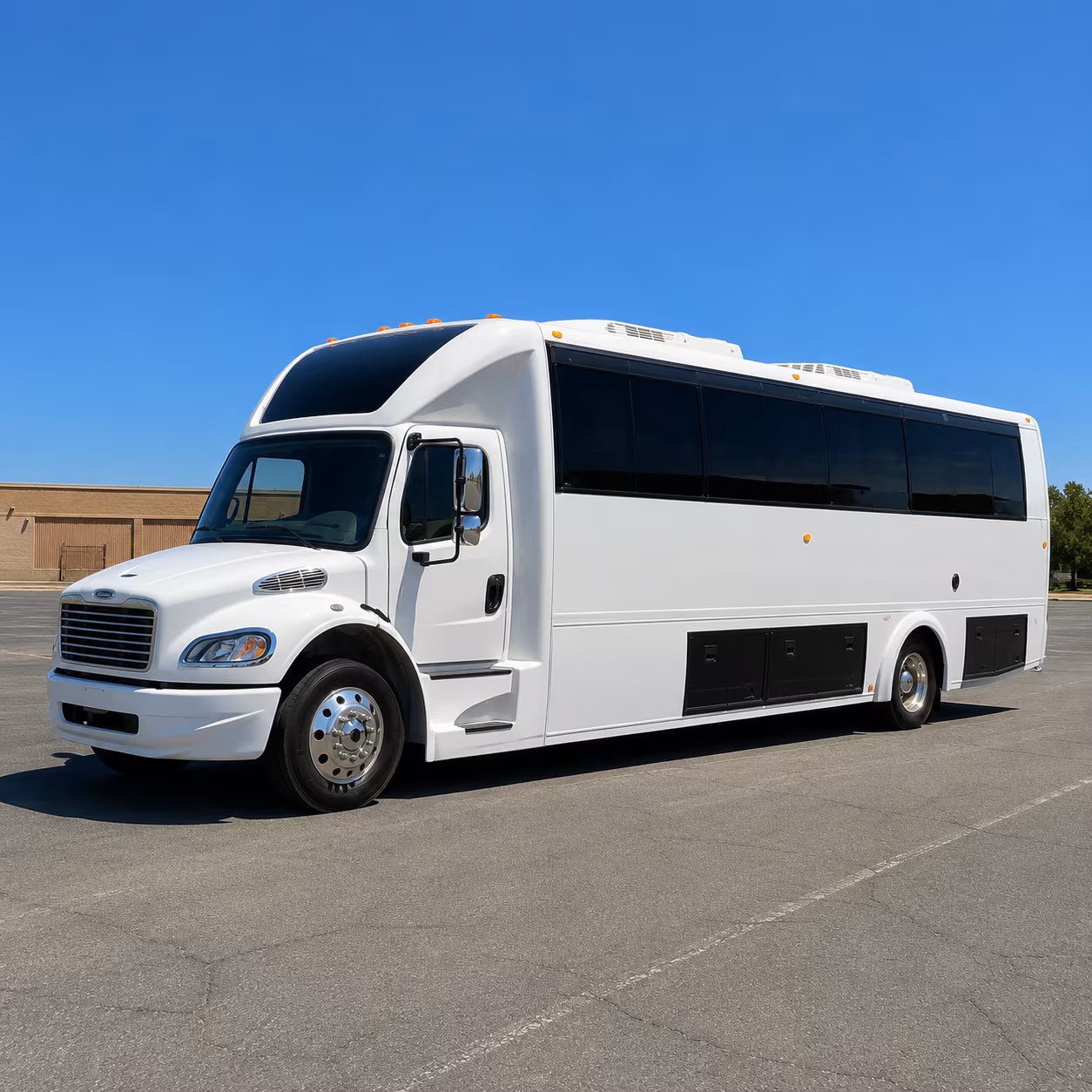 Columbus Sporting Event Transportation party bus exterior