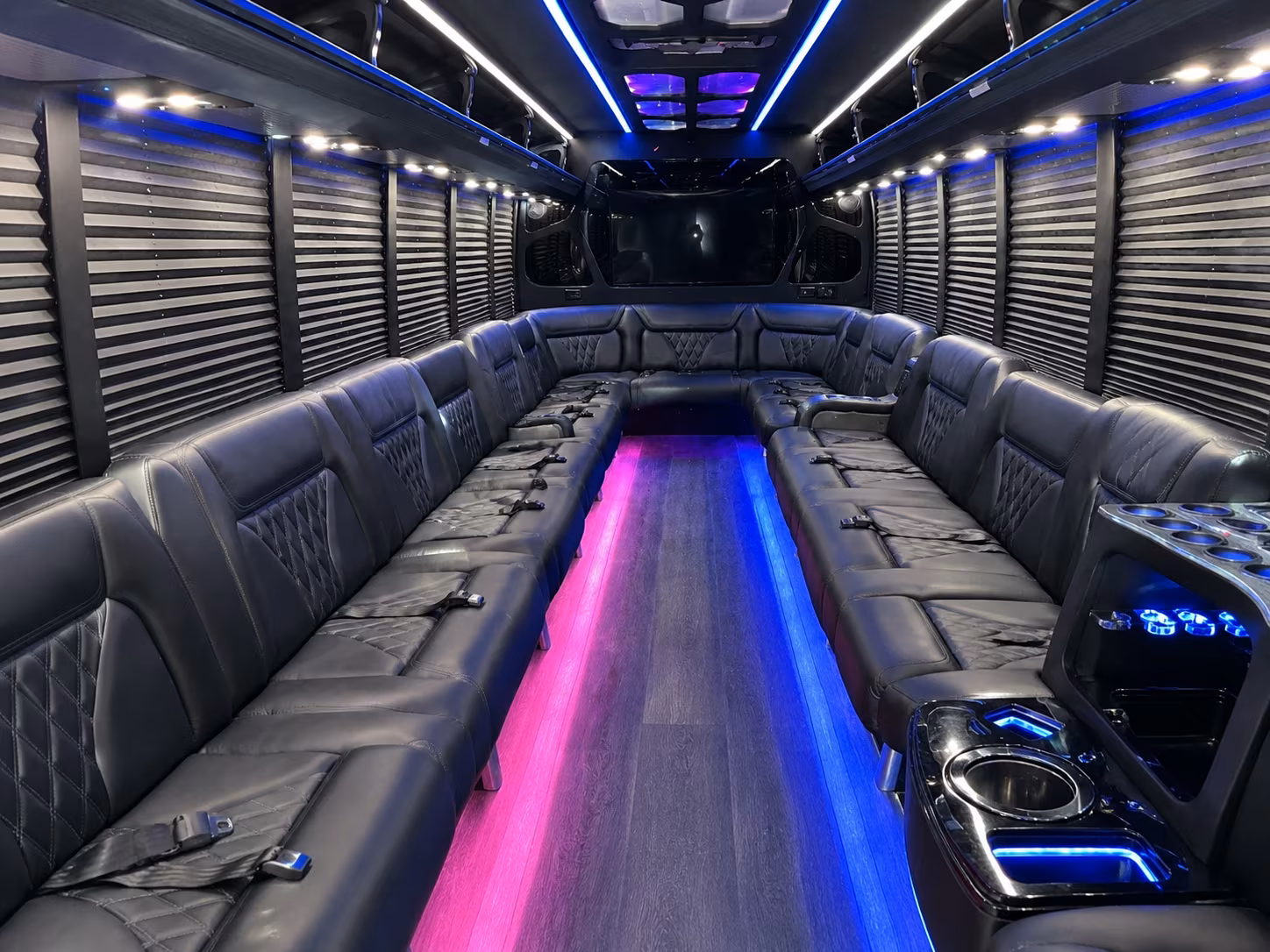 Columbus Wedding Transportation party bus exterior