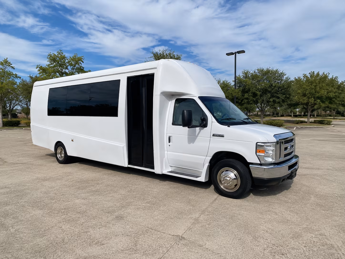 Columbus Wedding Transportation party bus exterior