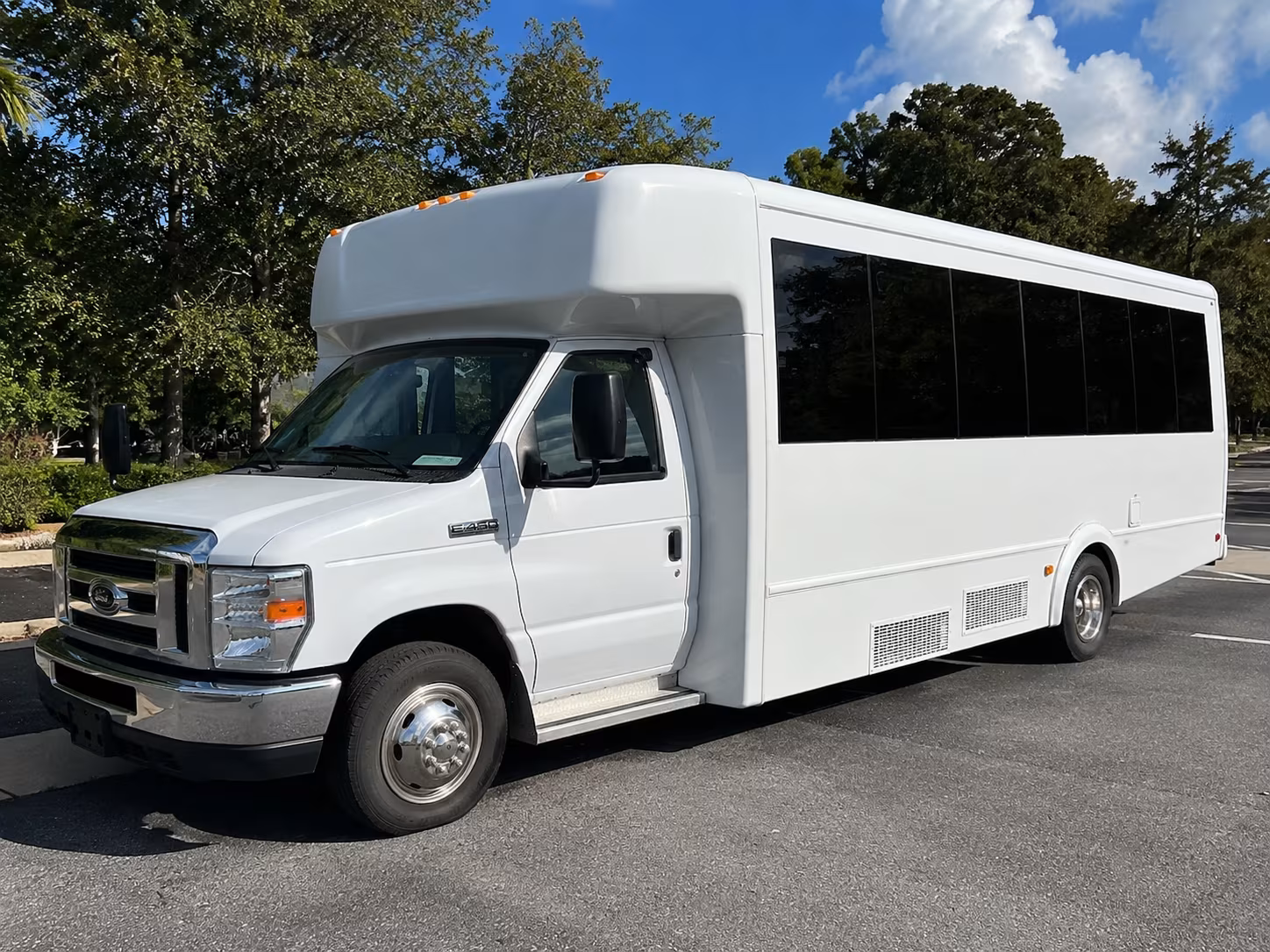 Columbus Wedding Transportation party bus exterior