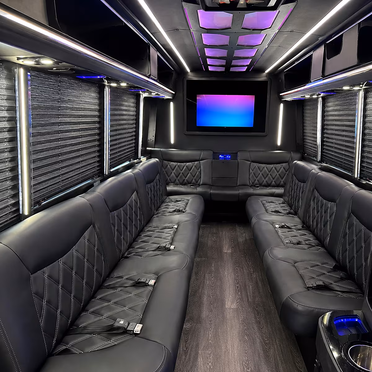 Columbus Winery Tour & Pub Crawl Transportation onboard seating