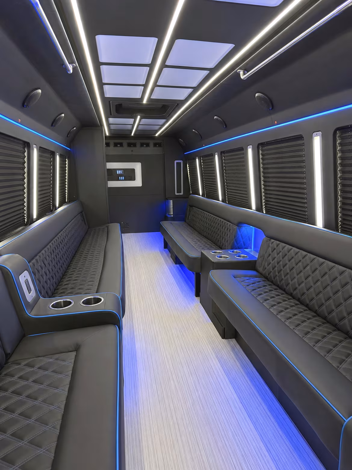 Columbus Winery Tour & Pub Crawl Transportation party bus interior