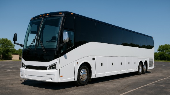 Exterior of Charter Bus Company Columbus's 40 Passenger Charter Bus in Columbus