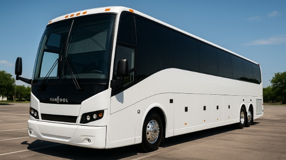 Exterior of Charter Bus Company Birmingham's 40 Passenger Party Bus in Birmingham