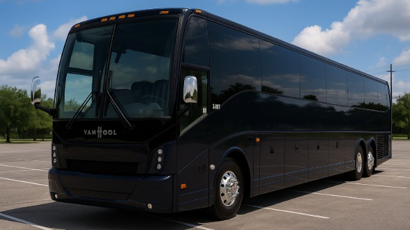 Exterior of Charter Bus Company Chattanooga's 40 Passenger Party Bus in Chattanooga