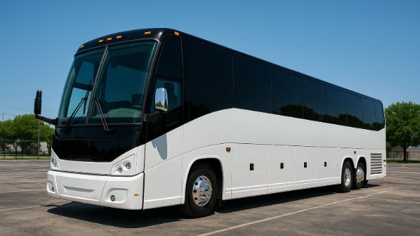 Exterior of Charter Bus Company Columbus's 48 Passenger Charter Bus in Columbus