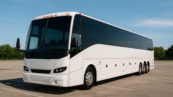 Exterior of Charter Bus Company Columbus's 51 Passenger Charter Bus in Columbus