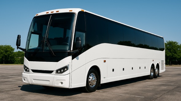 Exterior of Charter Bus Company Columbus's 55 Passenger Charter Bus in Columbus